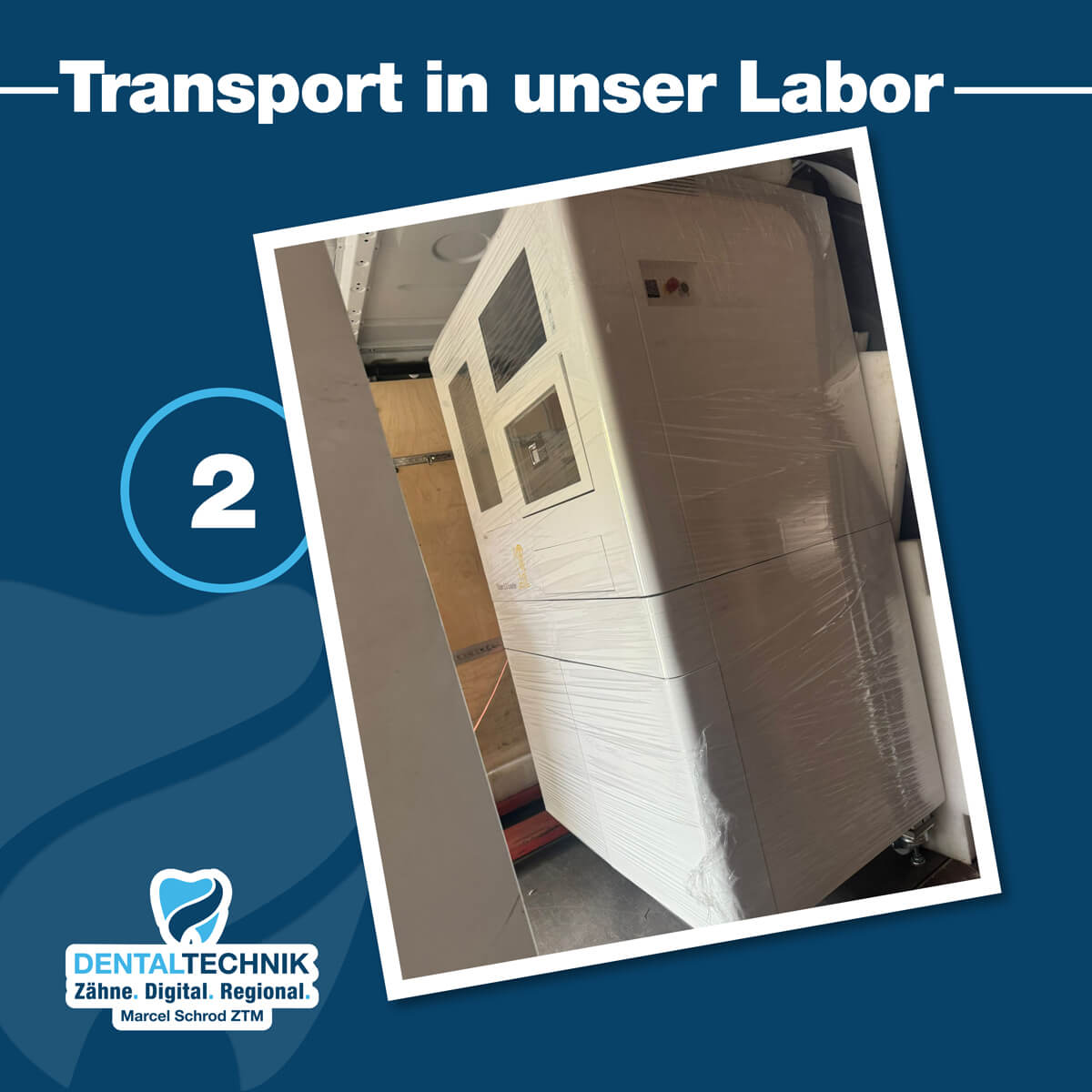Dentaltechnik Marcel Schrod - News - Neue Fräsmaschine kommt an